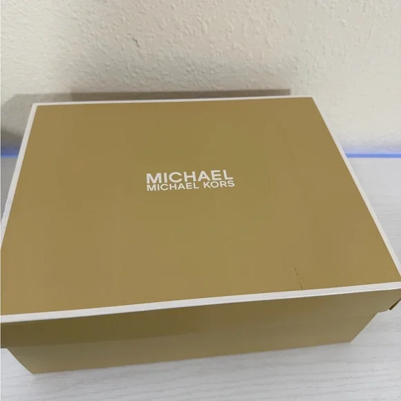 Michael Kors Jaida Ankle-Strap Black Leather High Heel Sandals. - Picture 10 of 10